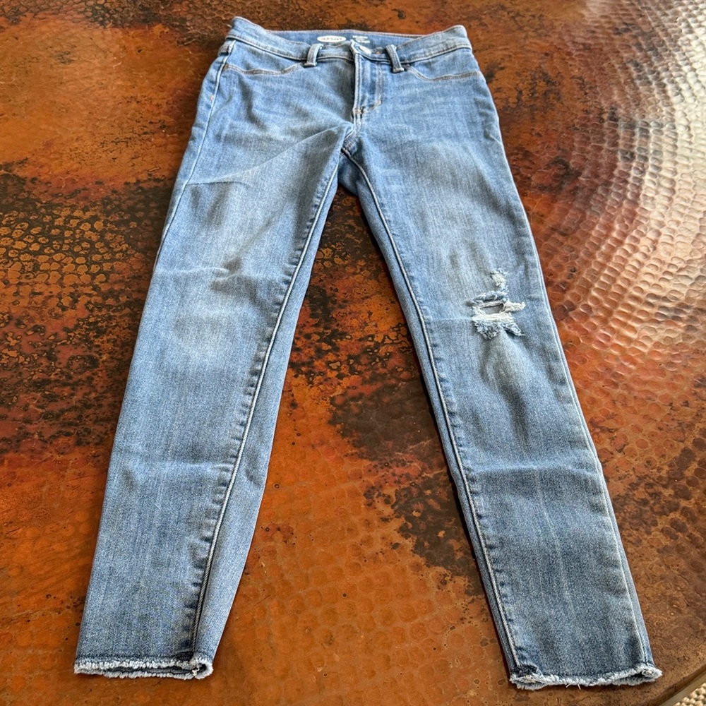 Old Navy Light Blue Skinny Jeans Girls Size 12